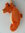 Kuscheltier Seepferdchen, orange