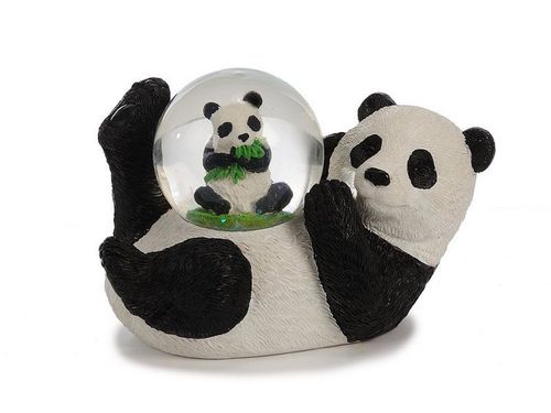 Glitzerkugel Panda