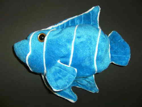 Kuscheltier Fisch blau