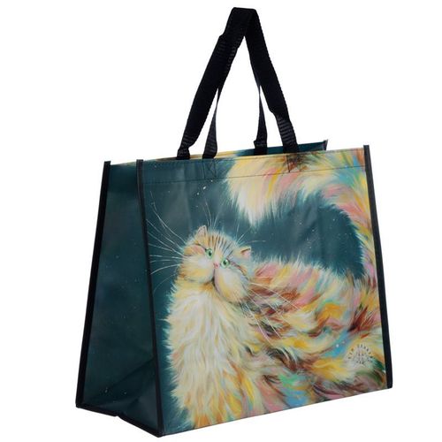 Einkaufstasche Regenbogen Katze