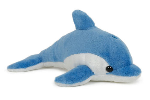 Kuscheltier Delfin, blau