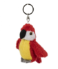 Schlüsselanhänger Papagei, rot