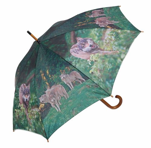 Regenschirm Wölfe