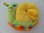 Kuscheltier Schnecke, grün gelb